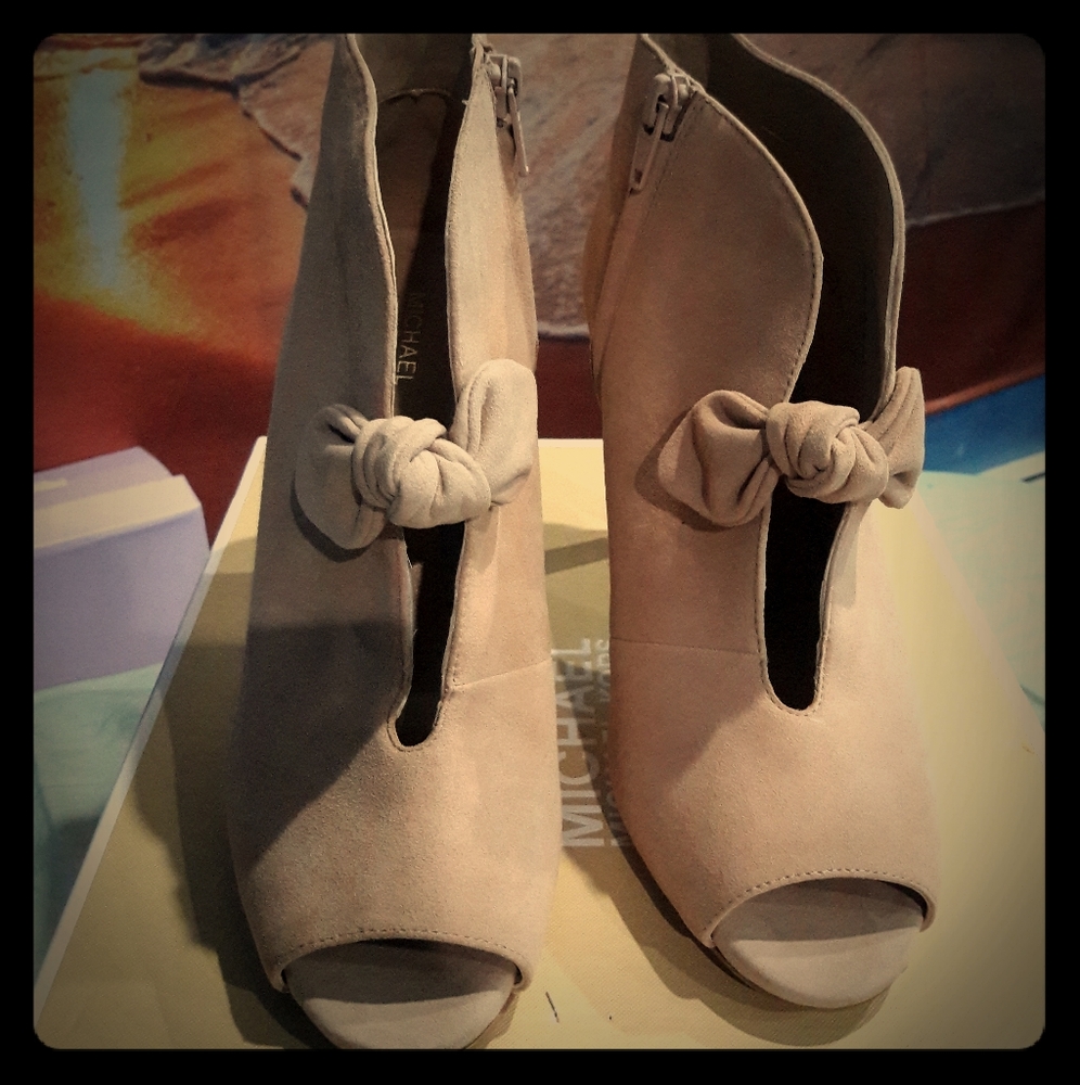 Michael Kors suede Pippa Bootie.